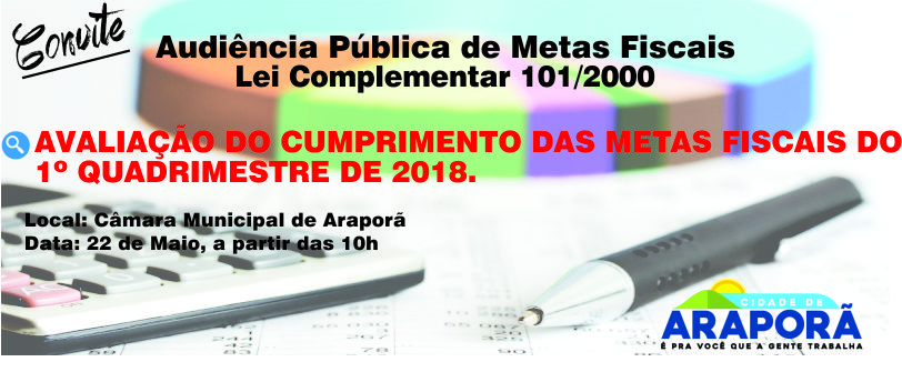 Imagem destaque notícia Prefeitura realiza audiência para prestação de contas
