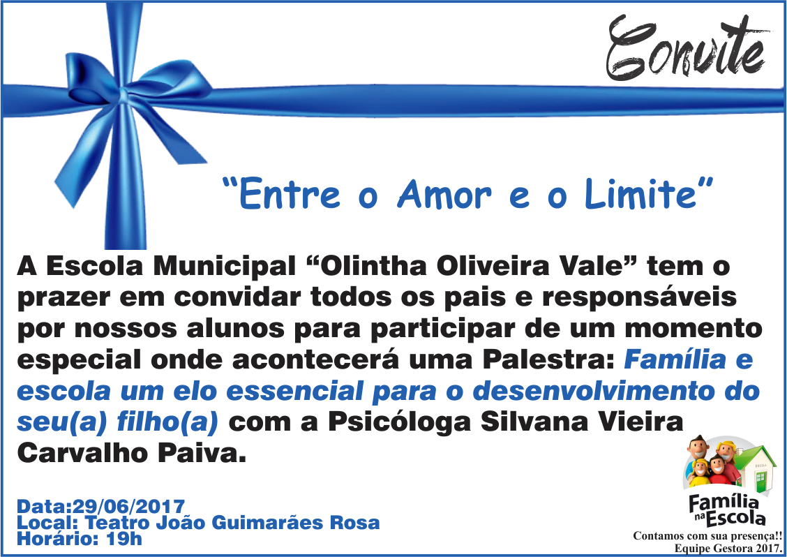 Imagem destaque notícia Escola Olintha realiza palestra para pais de alunos dentro do Projeto Família na Escola