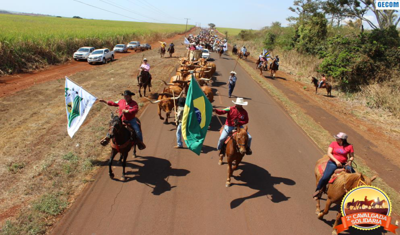 Imagem destaque notícia 2ª CAVALGADA SOLIDÁRIA ABRE PROGRAMAÇÃO DA 17ª FESTA DO PEÃO DE BOIADEIRO  